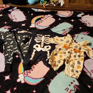 Halloween Themed Kids Bodysuit Set